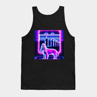 Neon Spaniel Clumber Tank Top